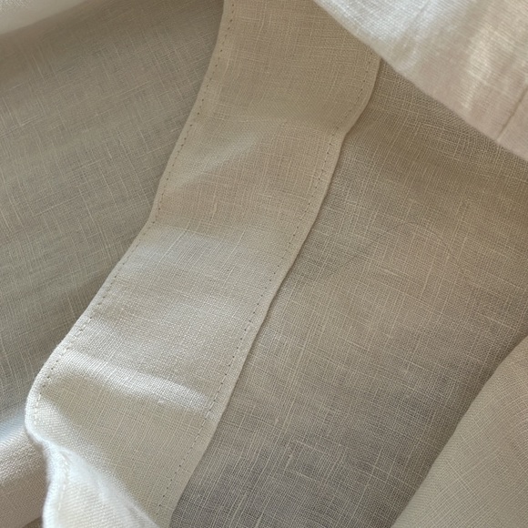 Sussan cream linen wide leg pants 8 - Picture 6 of 6